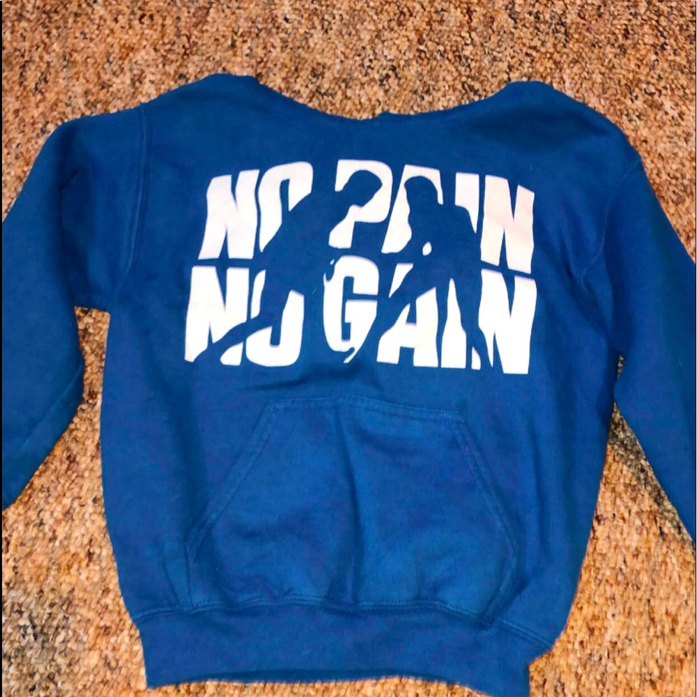 Boys blue sweatshirt